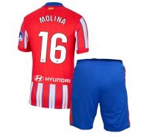 Atletico Madrid Nahuel Molina #16 Koszulka Podstawowa dzieci 2024-25 Krótki Rękaw (+ krótkie spodenki)